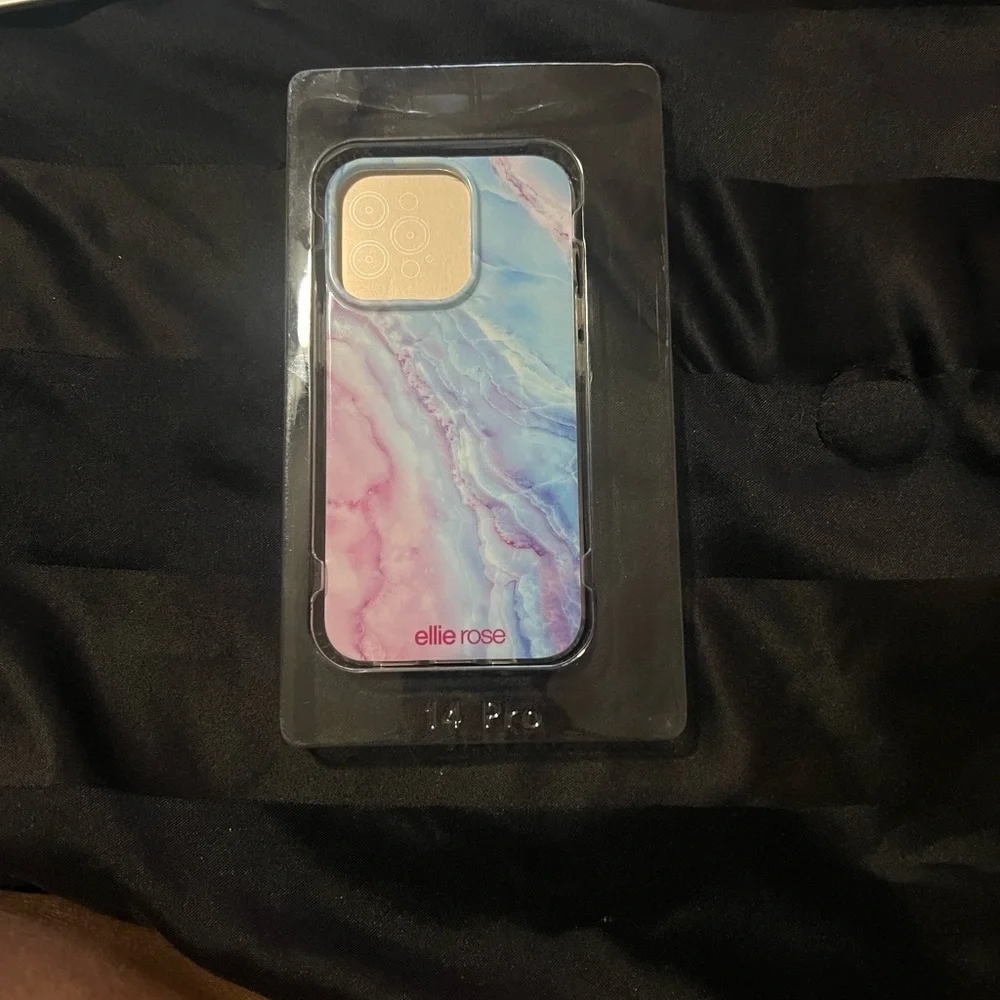 Blue and Pink Marble Phone Case